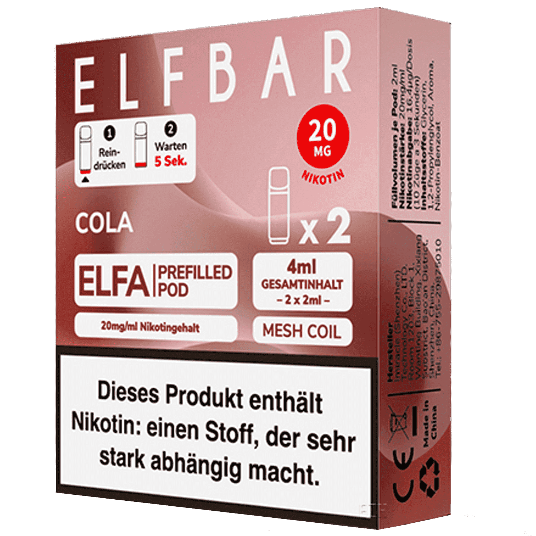 Pods - ELFBAR ELFA 2 Pods Cola