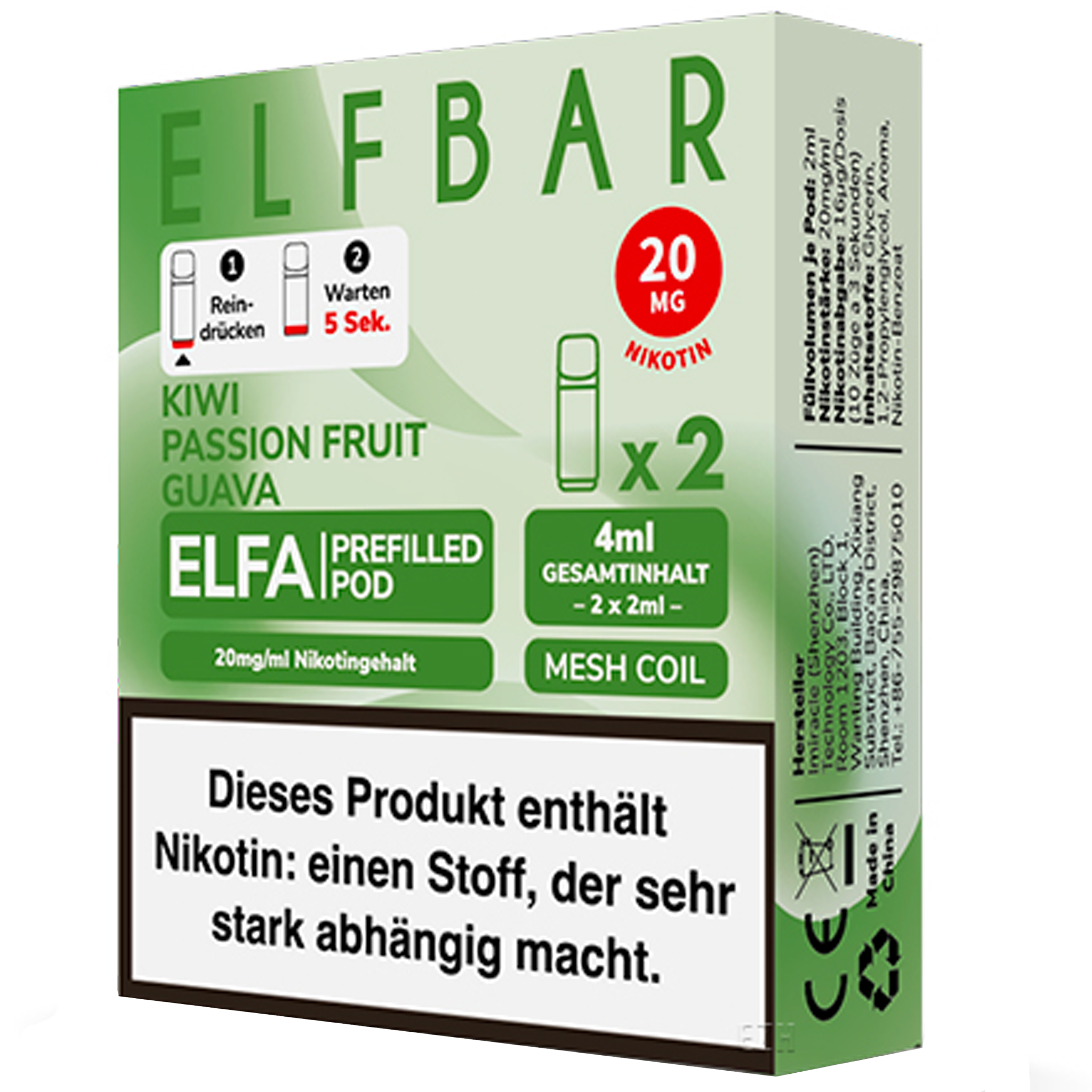 inhaltsstoffe elfbar pods Pod richtig nachfüllen: Anleitung gegen Siffen & Kokeln