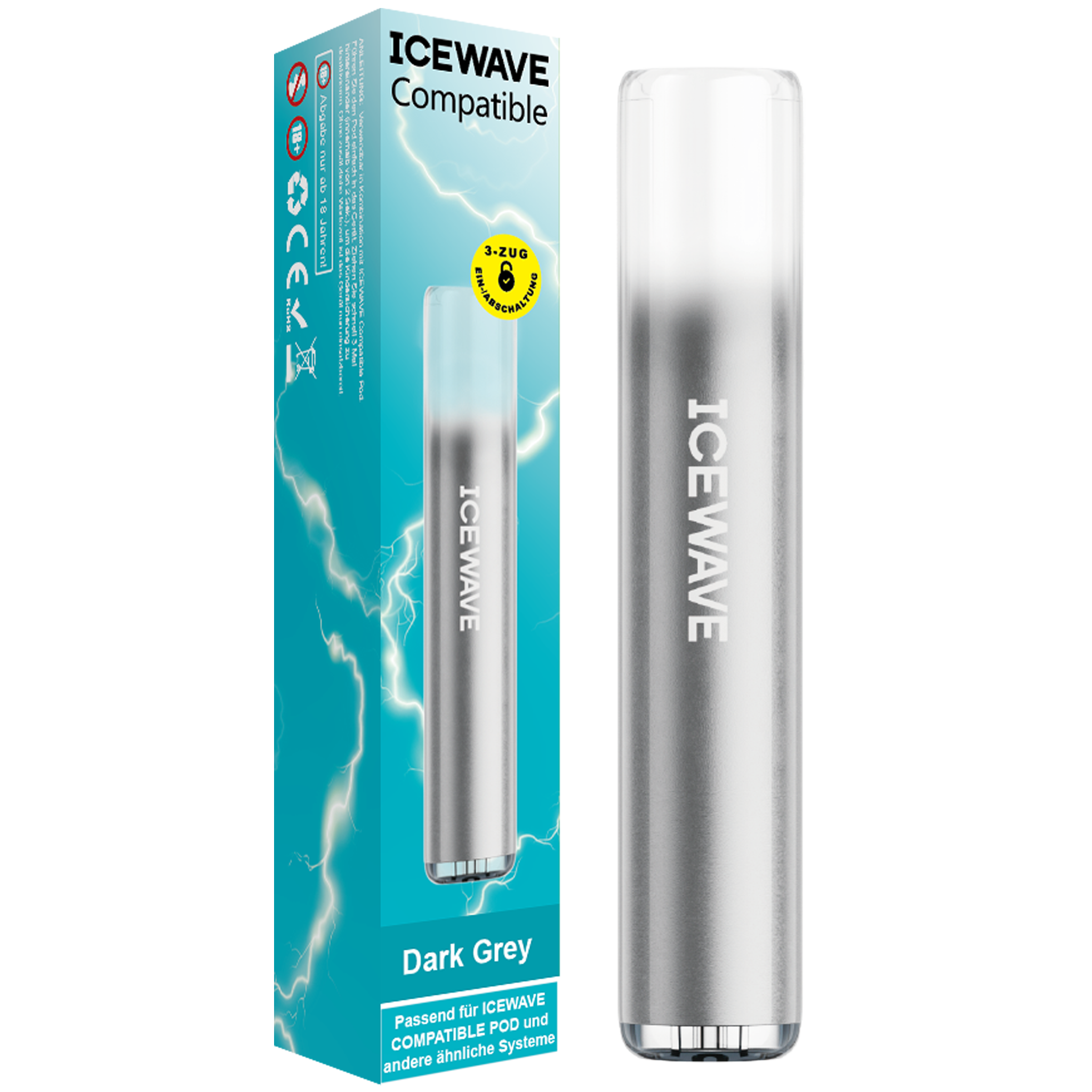 Basisgerte - ICEWAVE Basisgert Dark Grey 550mAh