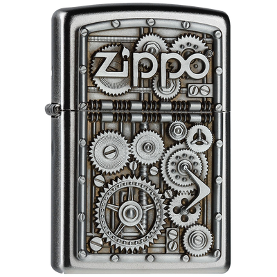 Zippo 2004497 Gear Wheels Frontansicht World of Smoke