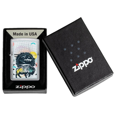 Zippo 60006803 200 Bison Design Frontansicht World of Smoke