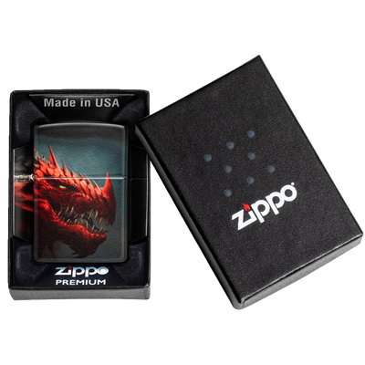 Zippo 60006838 49352 Dragon Design Frontansicht World of Smoke