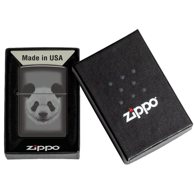 Zippo 60006864 24756 Panda Design Frontansicht World of Smoke