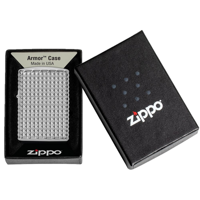 Zippo 60006898 167 Geometric Diamond Design Frontansicht World of Smoke