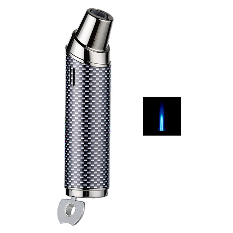 Winjet Premium Feuerzeug 1jet mit Bohrer schwarz Detailansicht World of Smoke