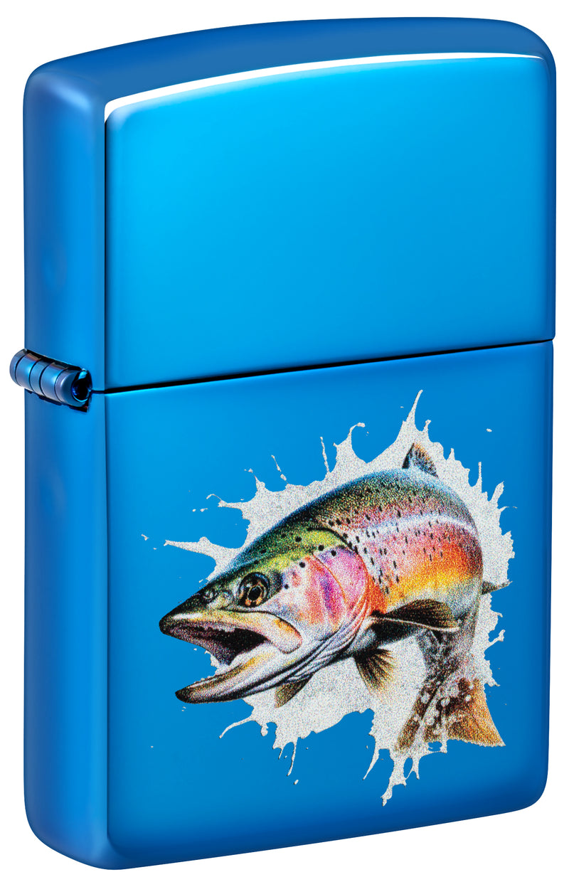 Zippo 60007370 20446 Jumping Fish Design