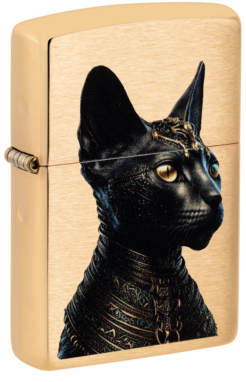 Zippo 60007364 204B Egyptian Cat Design