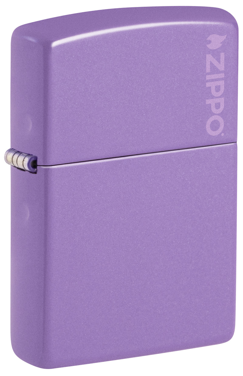 Zippo 60007432 46681ZL Smokey Lavender with Zippo Logo