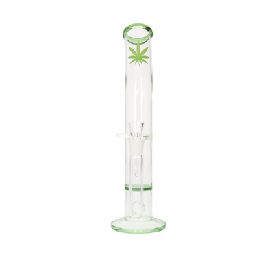 Super Heroes Glasbong Hanfblatt mit Honeycomp, 37,5 cm