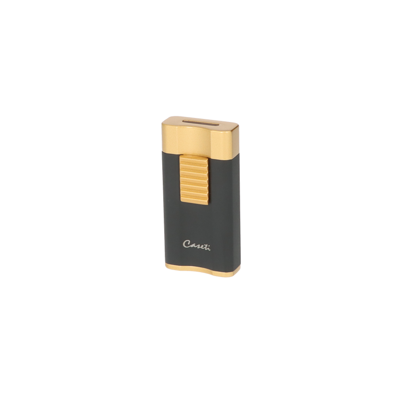 Caseti Feuerzeug Wide Flat Flame mit Bohrer