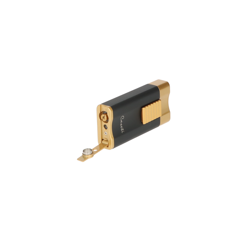 Caseti Feuerzeug Wide Flat Flame mit Bohrer