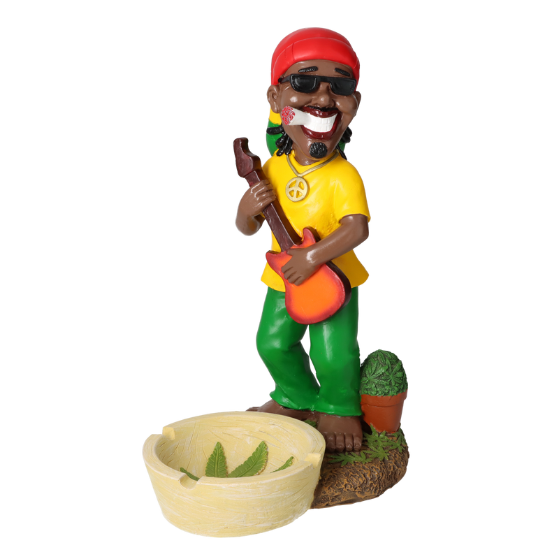 Aschenbecher Rasta mit Gitarre 21 x 15 x 31 xm