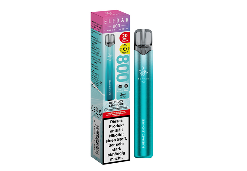 ELFBAR Einweg E-Zigarette Blue Razz Lemonade 20mg/ml bis zu 800 Puffs