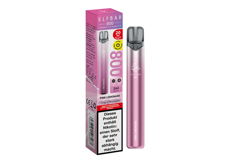 ELFBAR Einweg E-Zigarette Pink Lemonade 20mg/ml bis zu 800 Puffs