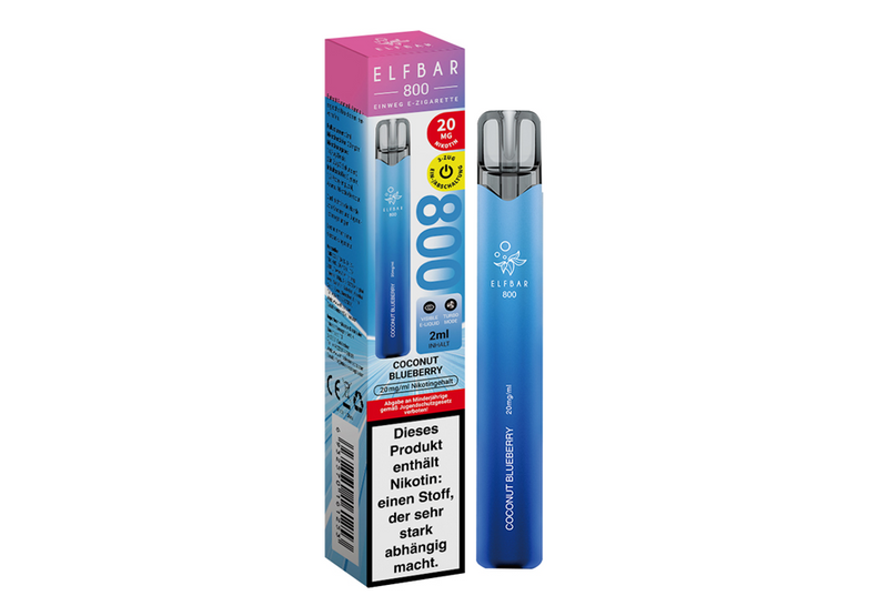 ELFBAR Einweg E-Zigarette Coconut Blueberry 20mg/ml bis zu 800 Puffs