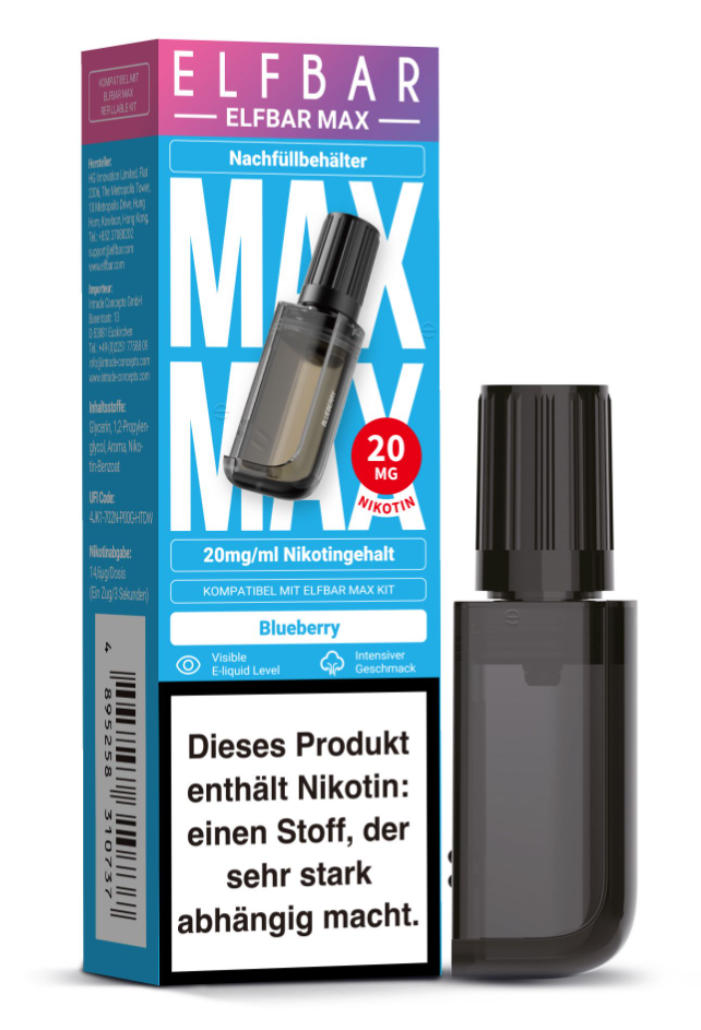 Pods - ELFBAR MAX Refill Container Pods - ELFBAR MAX Refill Container