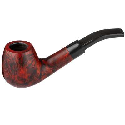 Angelo Pfeife Mod. 3 braun gebogen Frontansicht World of Smoke