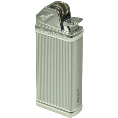 Eurojet Feuerzeug Classic Stein /Pfeife / chrom Frontansicht World of Smoke
