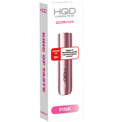 HQD Cirak Basisgerät pink Frontansicht World of Smoke