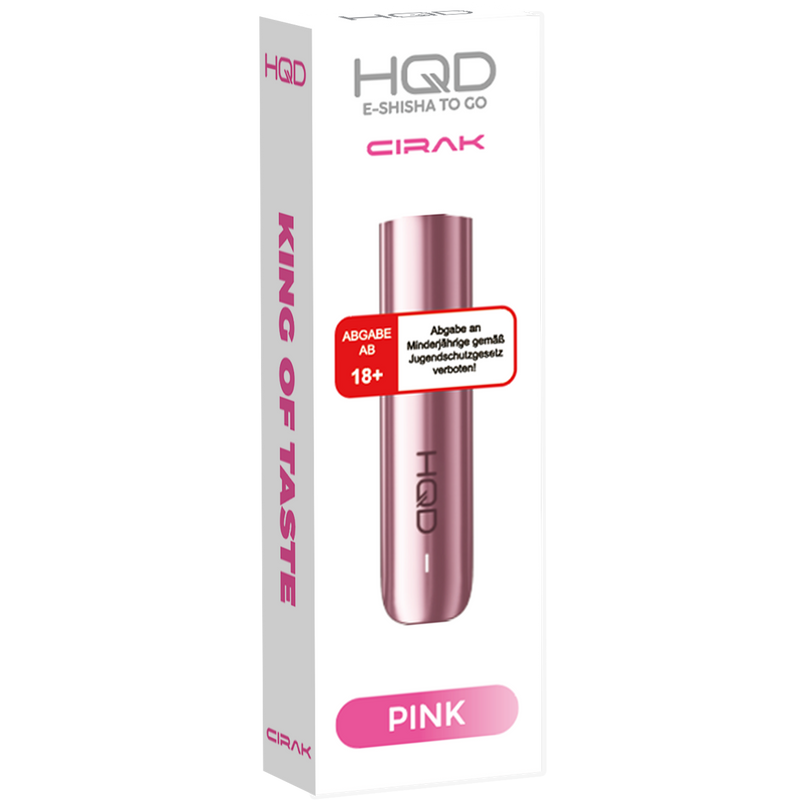 HQD Cirak Basisgerät pink Frontansicht World of Smoke