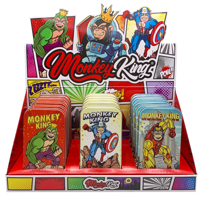 Monkey King Metallboxen Heros Edition Frontansicht World of Smoke