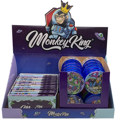 Monkey King Aliens Paper KS + Tips + Ginder Frontansicht World of Smoke