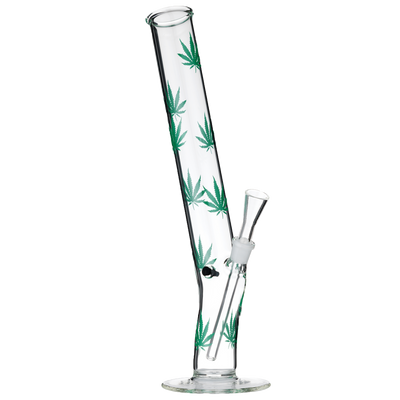 Super Heroes Ice Glasbong Zylinder 35cm Frontansicht World of Smoke