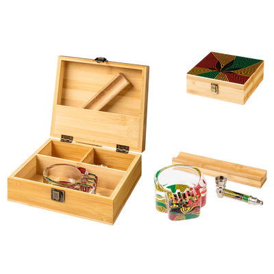 Super Heroes Wooden Storage Box Detailansicht World of Smoke