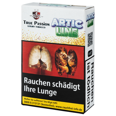 True Passion 20g Arctic-Line Frontansicht World of Smoke