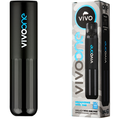 VIVO One Basisgerät schwarz Frontansicht World of Smoke