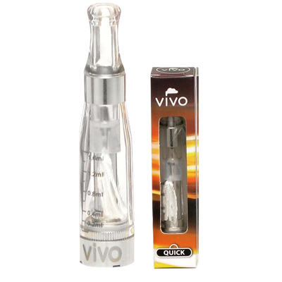 VIVO Quick clear atomizer Transparent Frontansicht World of Smoke