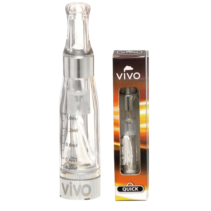 VIVO Quick clear atomizer Transparent Frontansicht World of Smoke