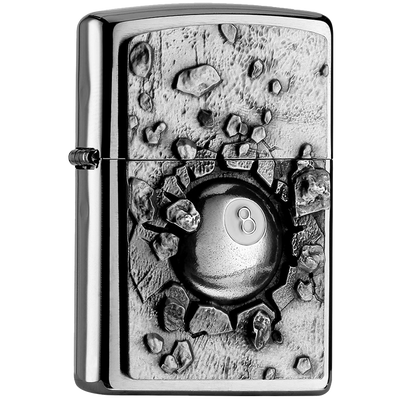 Zippo 2004738 Eight Ball Frontansicht World of Smoke