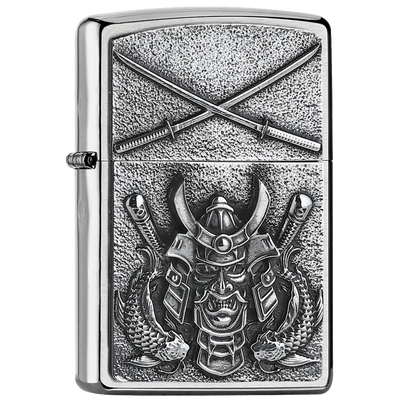 Zippo 2007836 200 Samurai Frontansicht World of Smoke