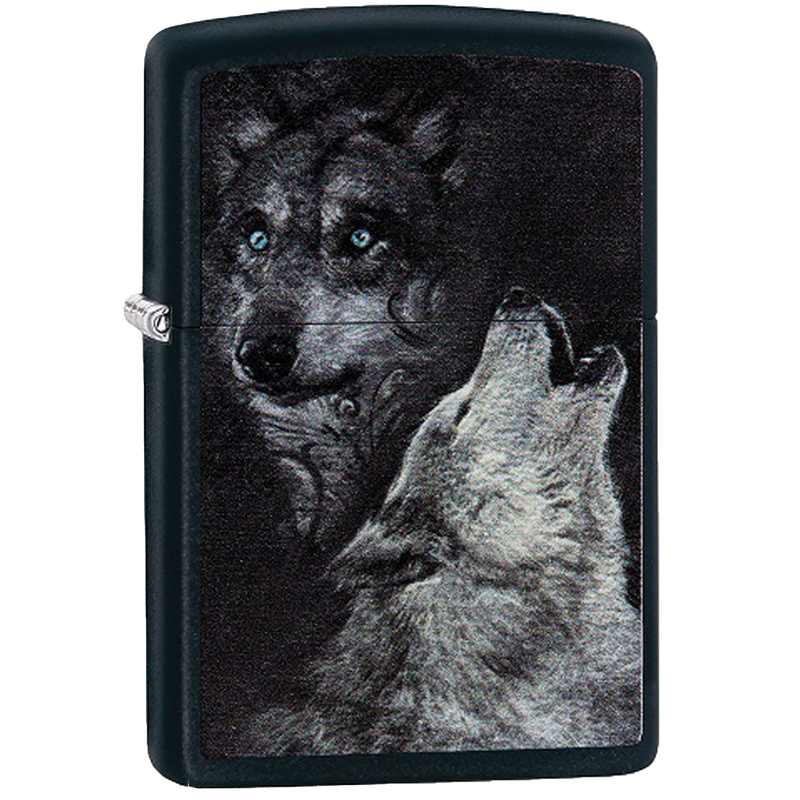 Zippo 60002929 Wolf Frontansicht World of Smoke