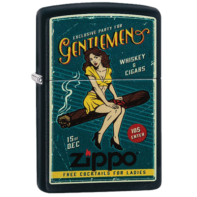 Zippo 60005052 Cigar Girl Design Frontansicht World of Smoke