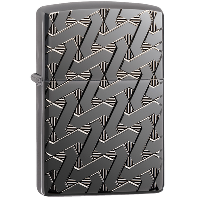 Zippo 60005201 Geometric Wave Frontansicht World of Smoke