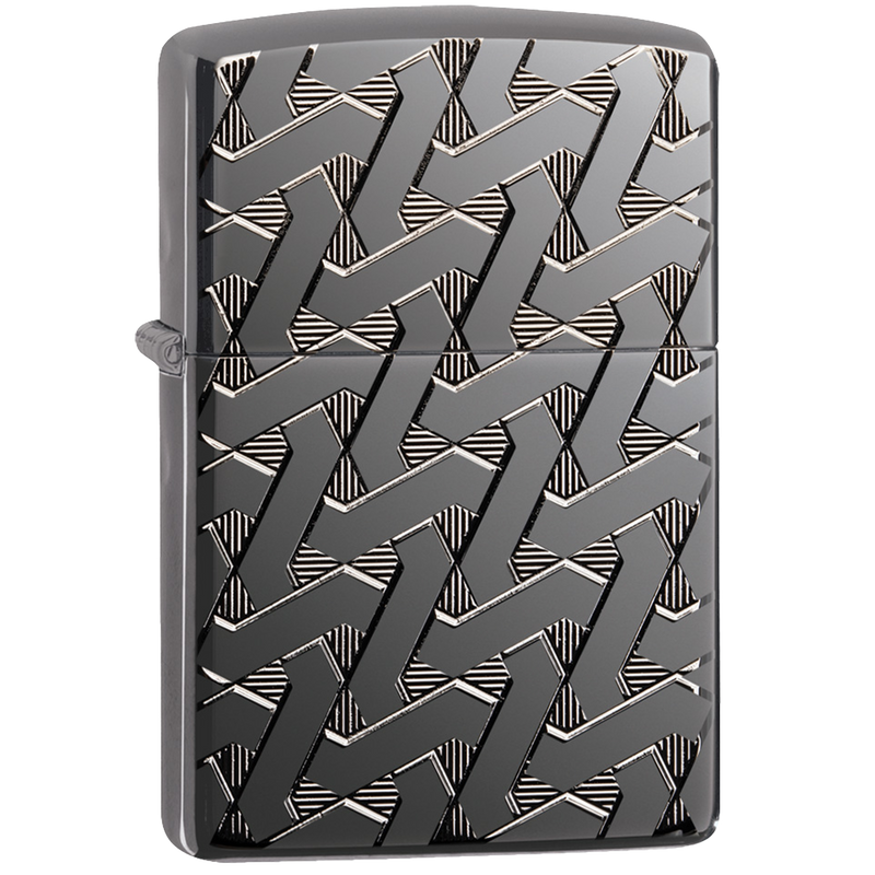 Zippo 60005201 Geometric Wave Frontansicht World of Smoke