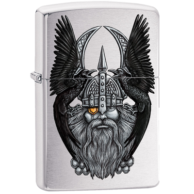 Zippo 60005643 Odin with Raven Frontansicht World of Smoke
