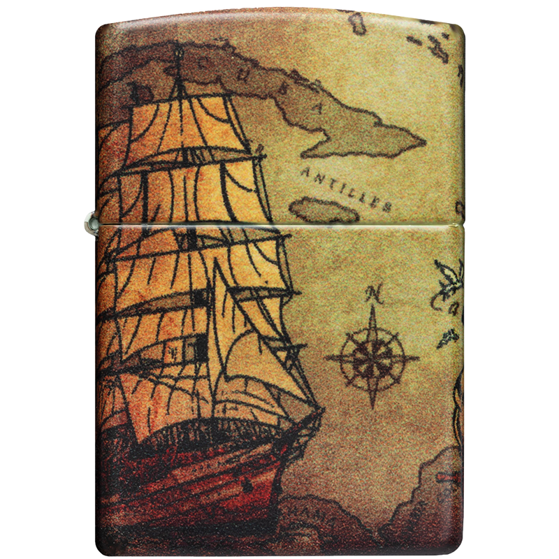 Zippo 60005661 Pirate Ship Frontansicht World of Smoke