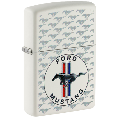 Zippo 60006124 214 Ford Mustang Horse & Bars Device Frontansicht World of Smoke
