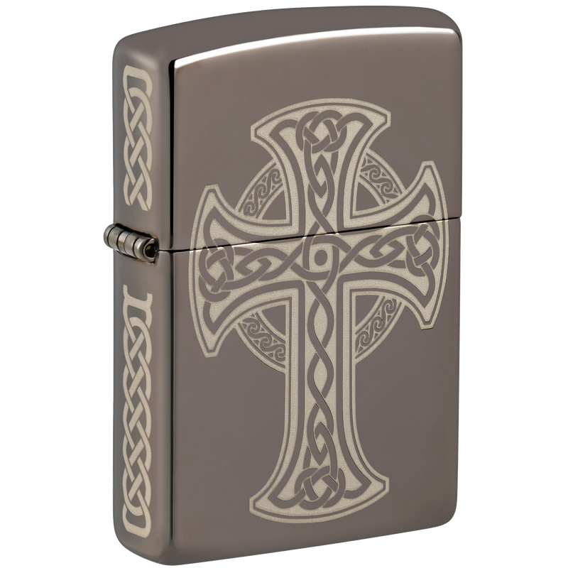 Zippo 60006538 Celtic Cross Design Frontansicht World of Smoke