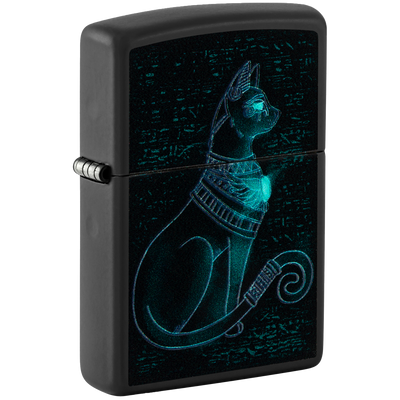 Zippo 60006542 Spiritual Cat Design Frontansicht World of Smoke