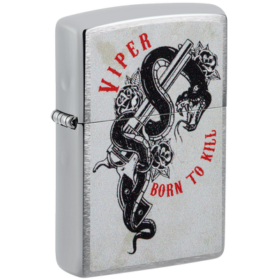 Zippo 60006557 Viper Gun Design Frontansicht World of Smoke