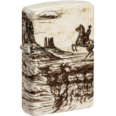 Zippo 60006580 Wild West Scene Design Frontansicht World of Smoke