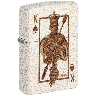 Zippo 60006598 Rick Rietveld Ace Skull Design Frontanscicht World of Smoke