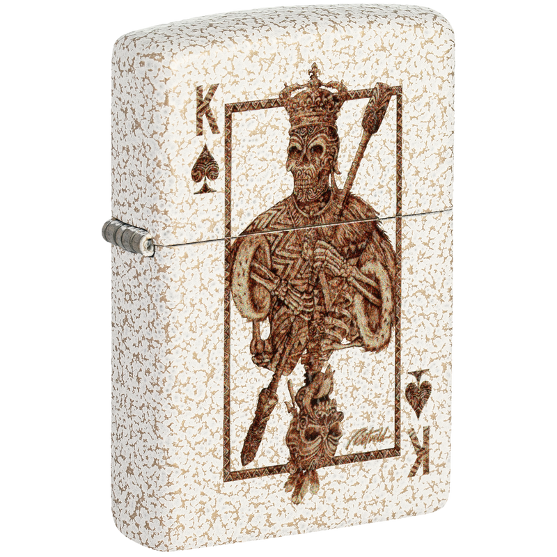 Zippo 60006598 Rick Rietveld Ace Skull Design Frontanscicht World of Smoke