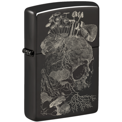 Zippo 60006609 Skull Mushroom Design Frontansicht World of Smoke