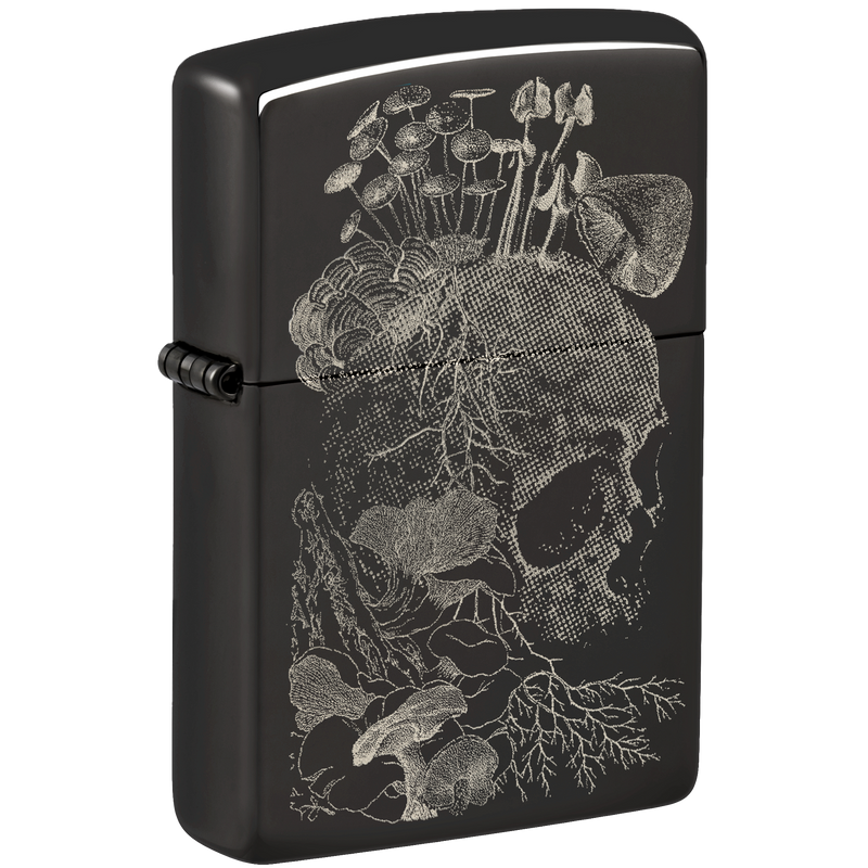 Zippo 60006609 Skull Mushroom Design Frontansicht World of Smoke