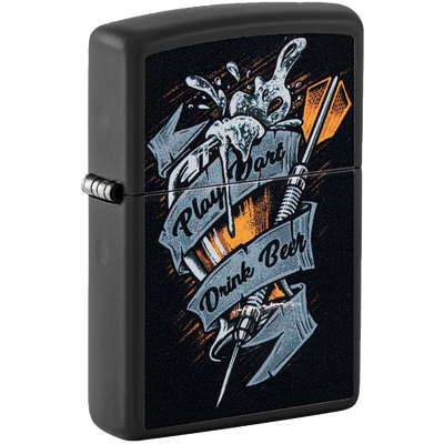 Zippo 60006765 218 Darts Design Frontansicht World of Smoke